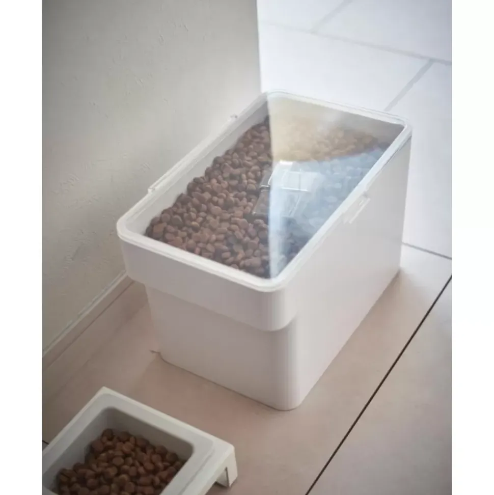 Aufbewahrungsbox Tower Mit Messbecher Fur Tiernahrung, 2Er-Set