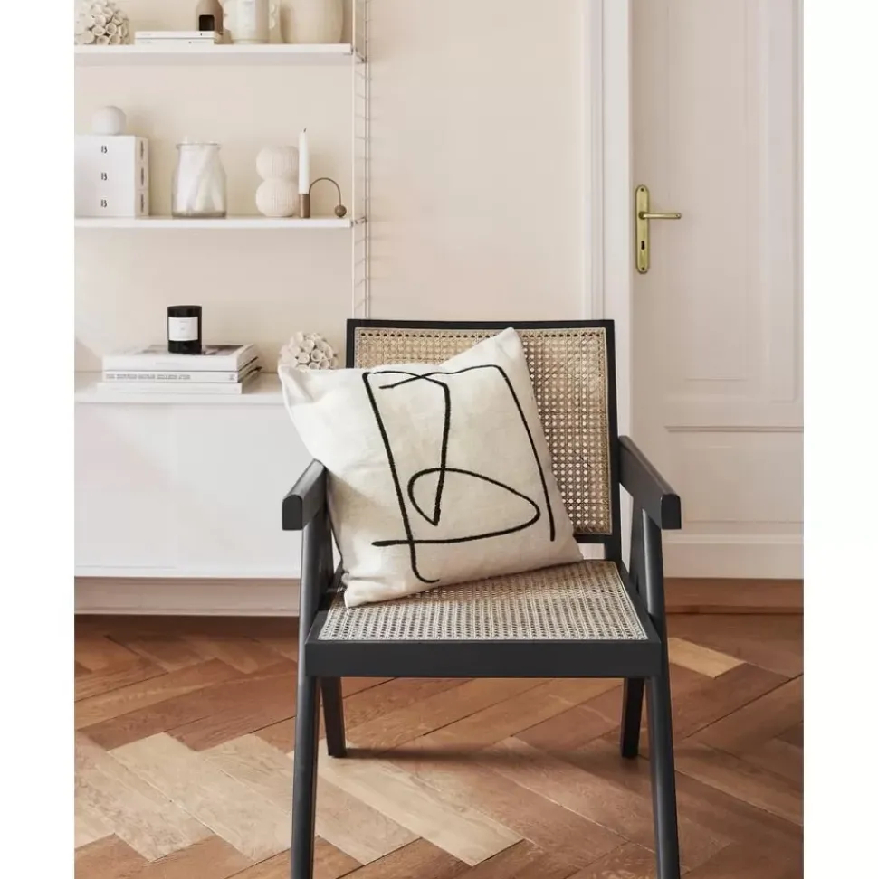 Baumwoll-Kissenhulle Nova Mit Abstraktem Print