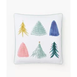Bestickte Kissenhulle Festive Mit Weihnachtsbaum-Motiv