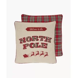 Bestickte Wendekissenhulle North Pole Mit Bestickung