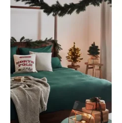 Bestickte Wendekissenhulle North Pole Mit Bestickung