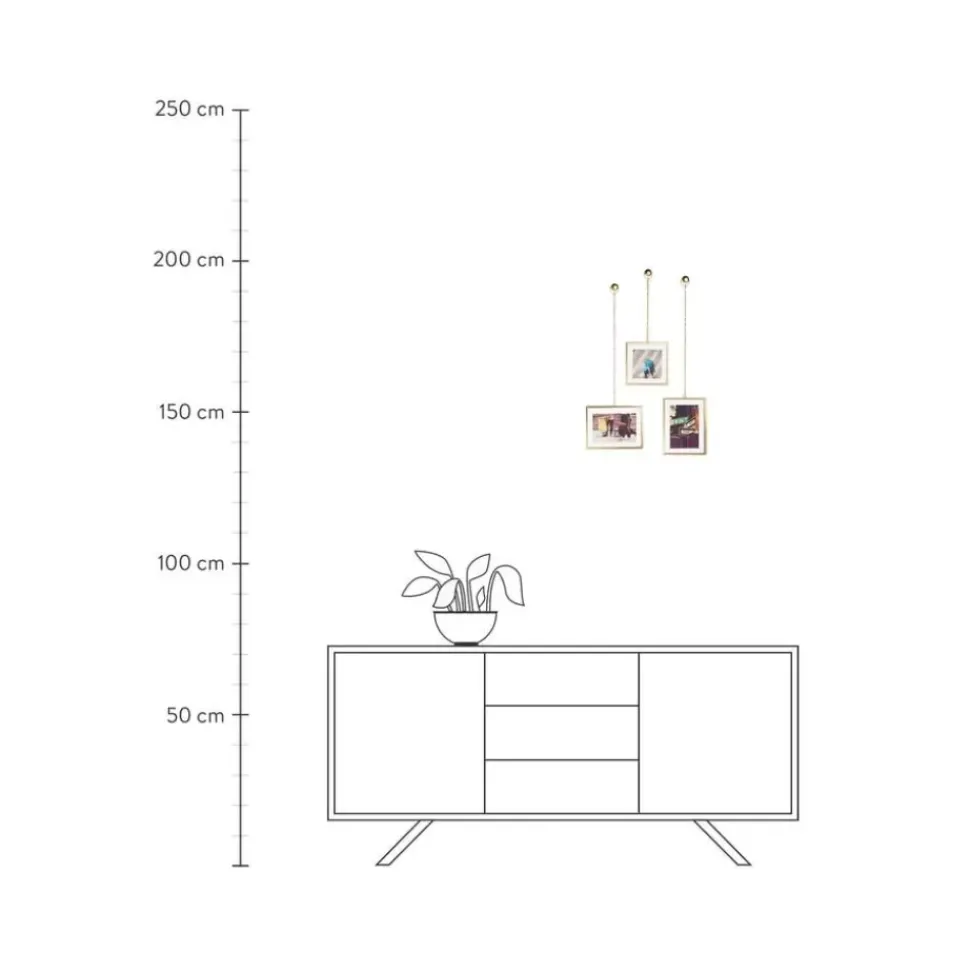 Bilderrahmen-Set Strass, 3Er-Set