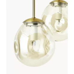 Cluster-Pendelleuchte Amora Aus Glas