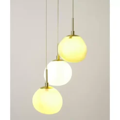 Cluster-Pendelleuchte Josie Aus Opalglas
