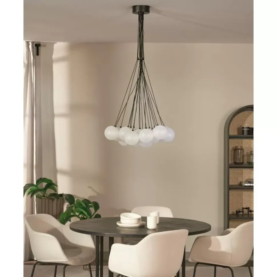 Cluster-Pendelleuchte Lyna Aus Glas