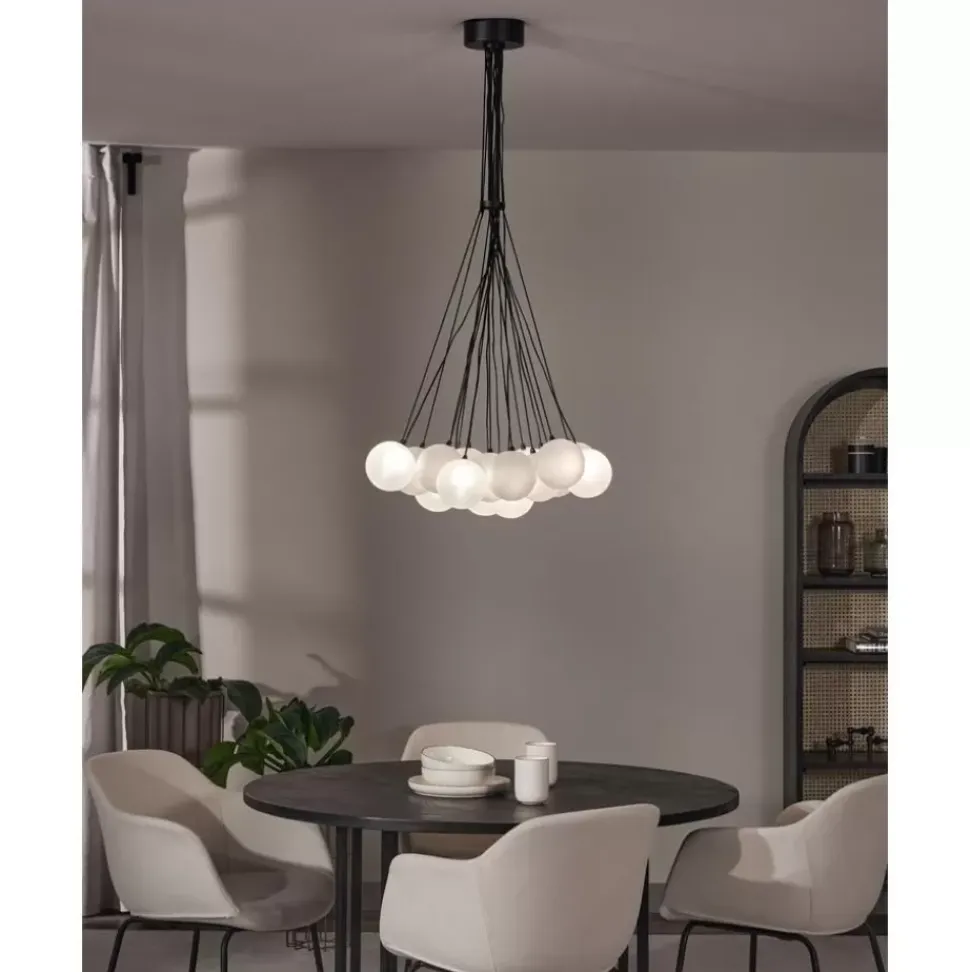 Cluster-Pendelleuchte Lyna Aus Glas