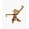Designer-Deko-Objekt Monkey Aus Teakholz, H 10 Cm