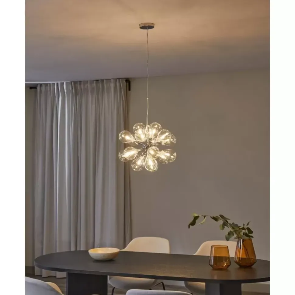 Design Pendelleuchte Galeno Aus Getontem Glas