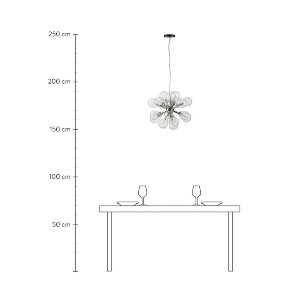 Design Pendelleuchte Galeno Aus Getontem Glas