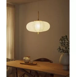 Design Pendelleuchte Misaki Aus Reispapier