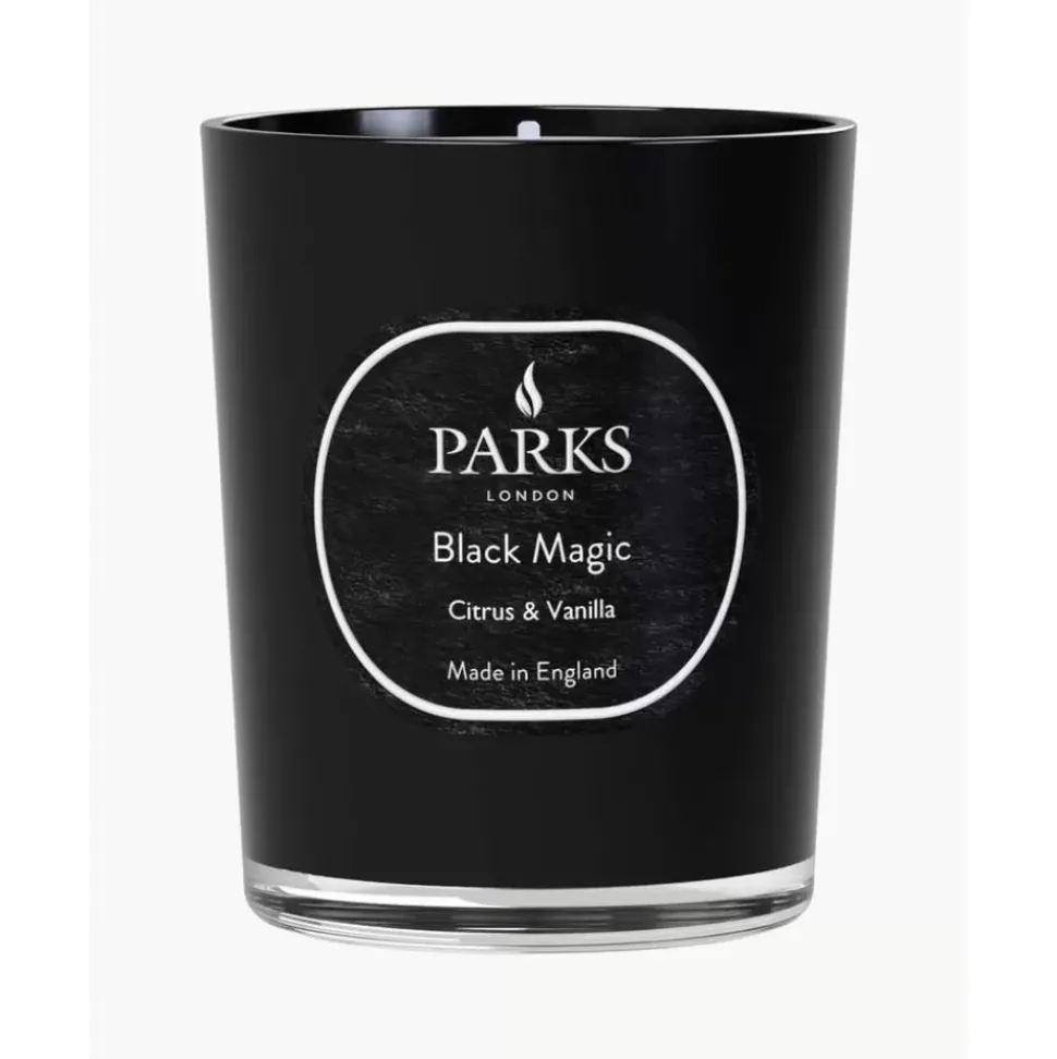 Duftkerze Black Magic (Zitrus, Vanille, Patschuli & Lavendel)