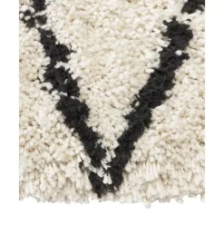 Flauschiger Hochflor-Laufer Naima, Handgetuftet