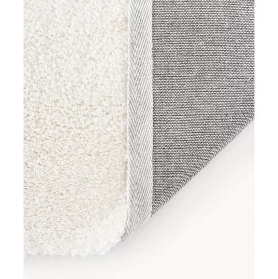 Flauschiger Hochflor-Laufer Jade Mit Erhabener Hoch-Tief-Struktur