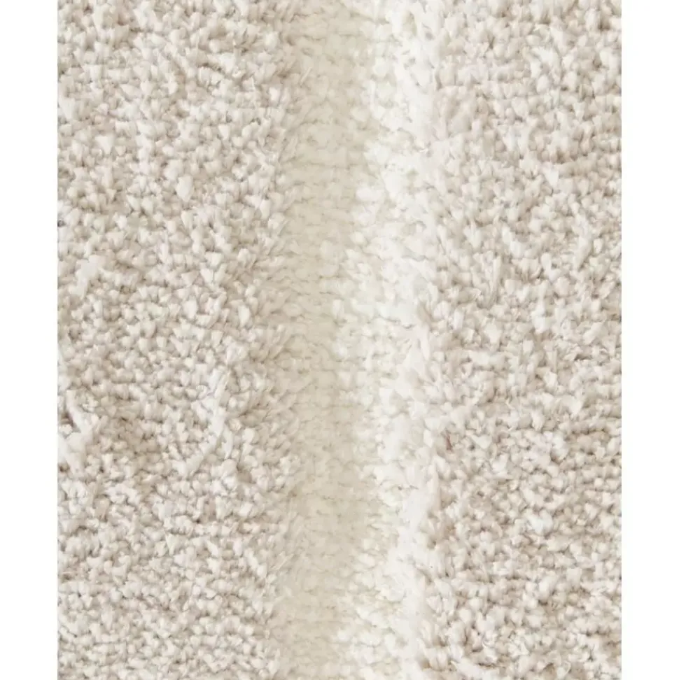 Flauschiger Hochflor-Laufer Jade Mit Erhabener Hoch-Tief-Struktur