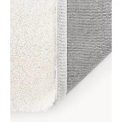 Flauschiger Hochflor-Laufer Jade Mit Erhabener Hoch-Tief-Struktur
