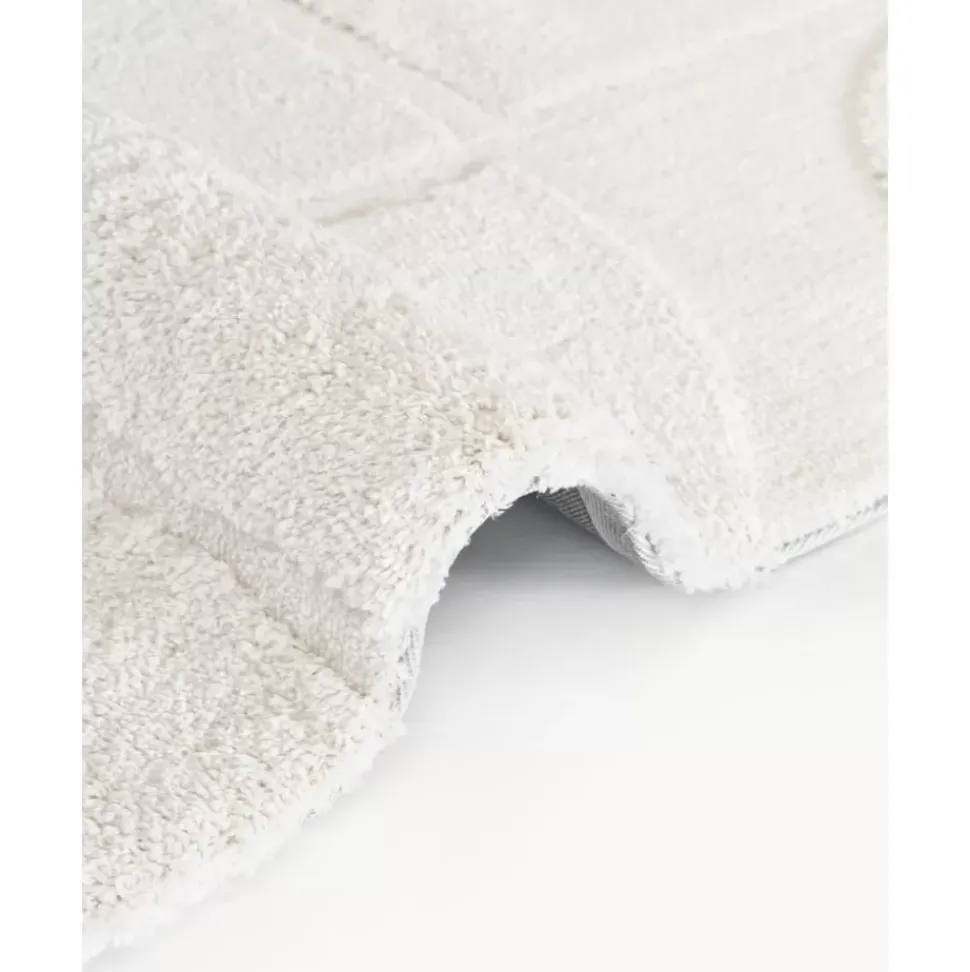 Flauschiger Hochflor-Laufer Jade Mit Erhabener Hoch-Tief-Struktur