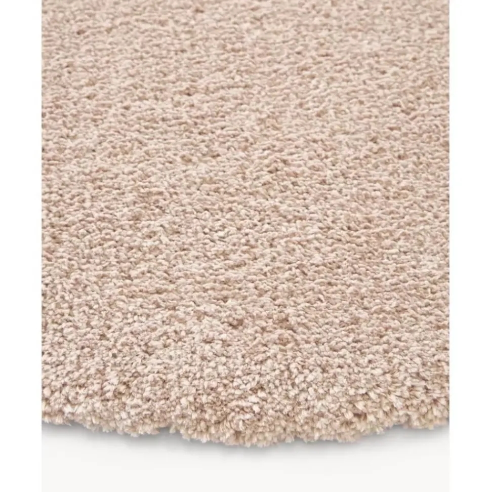 Flauschiger Runder Hochflor-Teppich Leighton