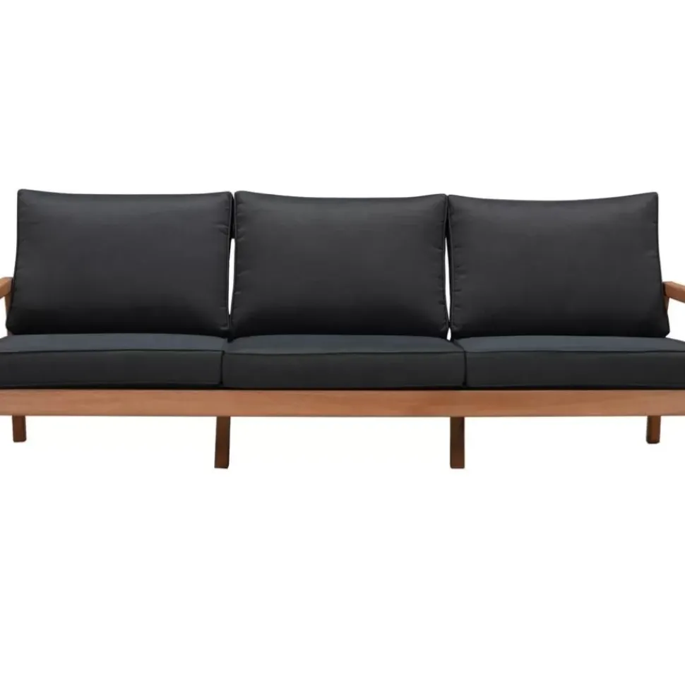 Garten-Lounge-Set Bergen Aus Eukalyptusholz, 4-Tlg.