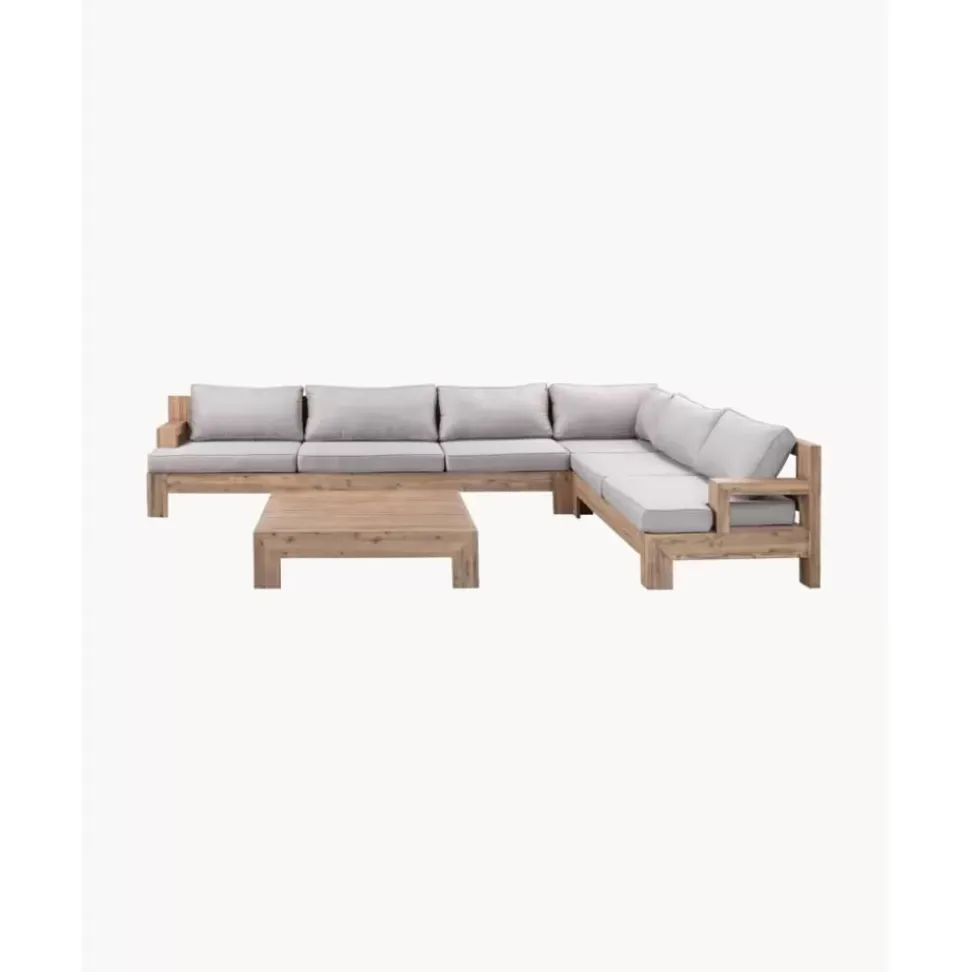 Garten-Lounge-Set Joshua Aus Akazienholz, 4-Tlg.