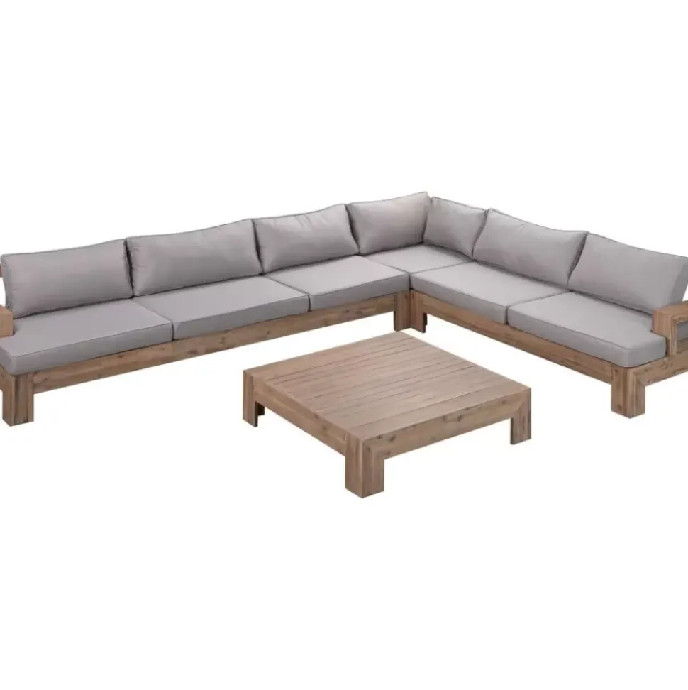 Garten-Lounge-Set Joshua Aus Akazienholz, 4-Tlg.