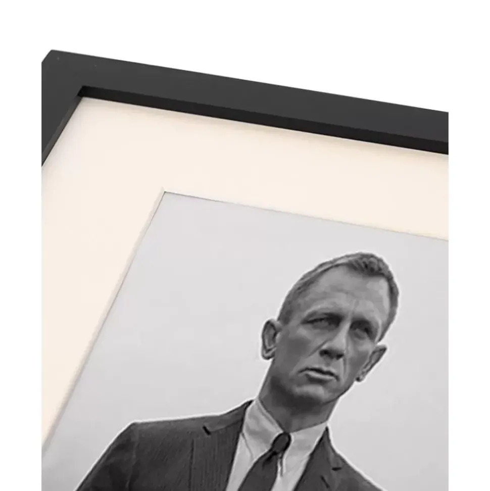 Gerahmte Fotografie Daniel Craig As James Bond, Handgefertigt