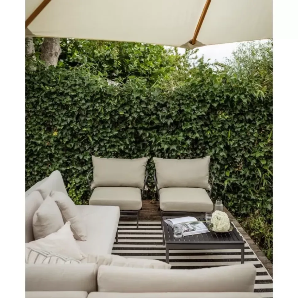 Gestreifter In- & Outdoor-Teppich Axa
