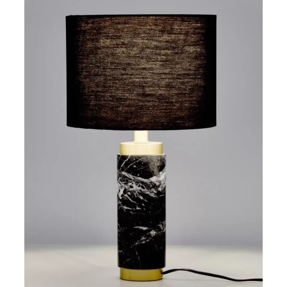 Glam-Tischlampe Miranda Mit Marmorfus