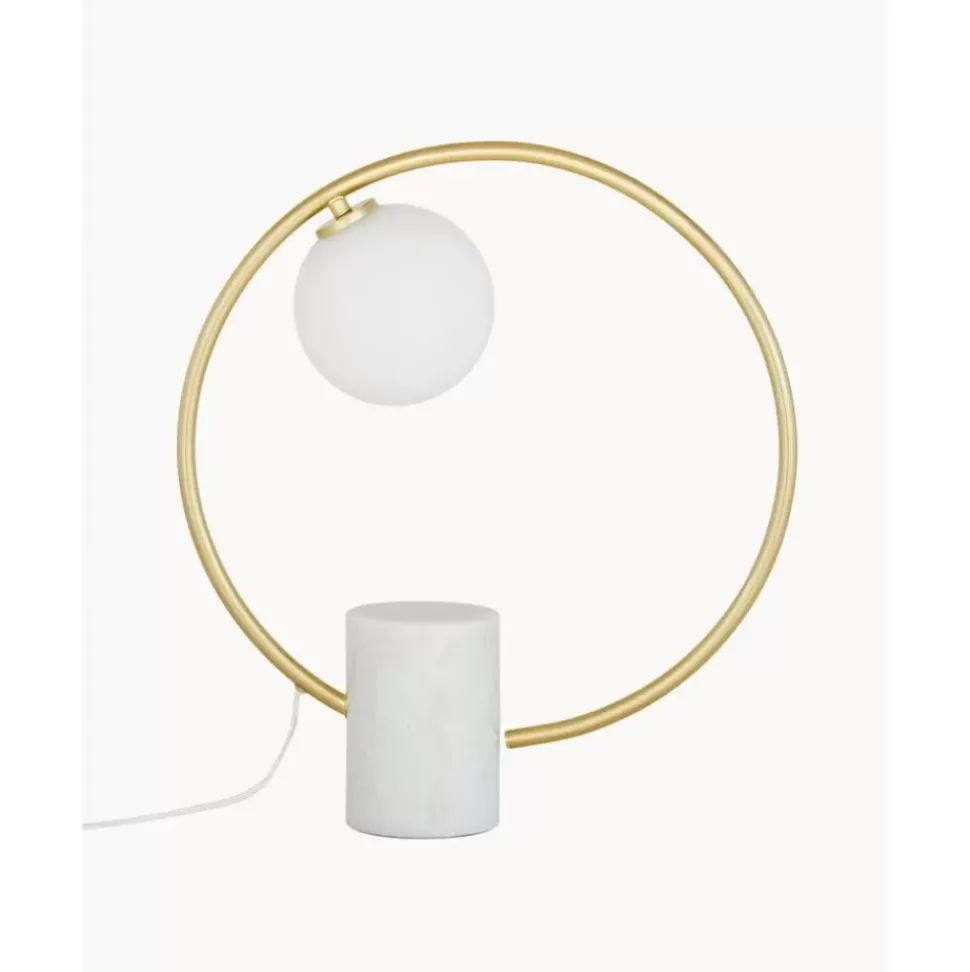 Glam-Tischlampe Soho Mit Marmorfus