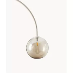 Grose Bogenlampe Cora Mit Travertin-Fus