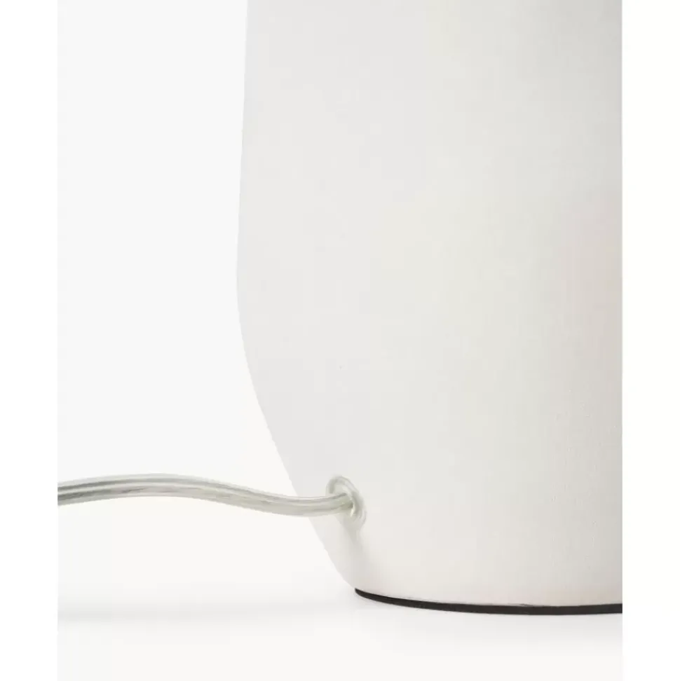 Grose Keramik-Tischlampe Colett In Organischer Form