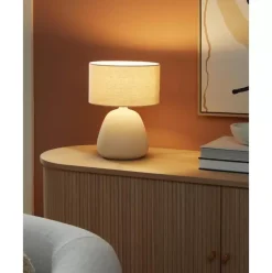 Grose Keramik-Tischlampe Eileen