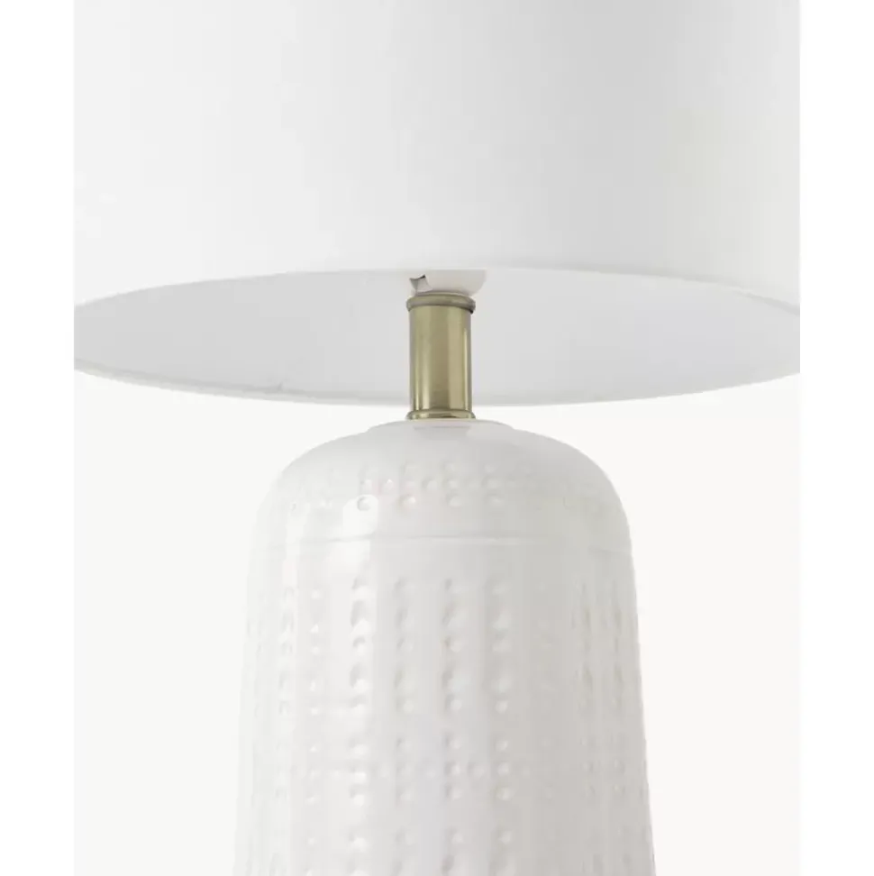 Grose Keramik-Tischlampe Iva