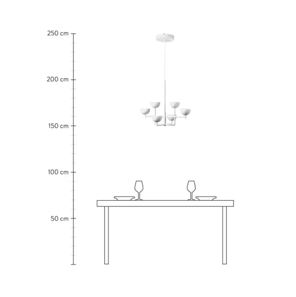 Grose Led-Pendelleuchte Paula