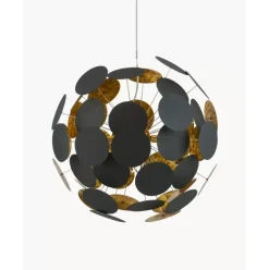 Grose Pendelleuchte Planet-Gold