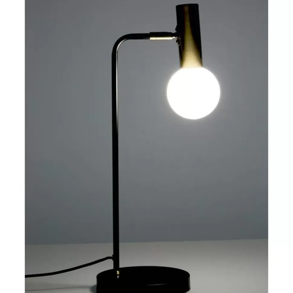 Grose Schreibtischlampe Wilson Mit Glasschirm