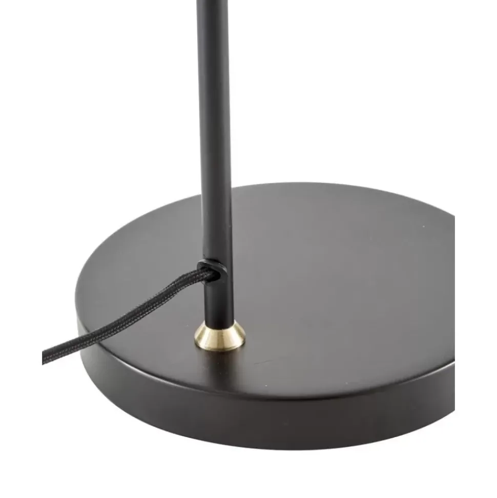 Grose Schreibtischlampe Wilson Mit Glasschirm
