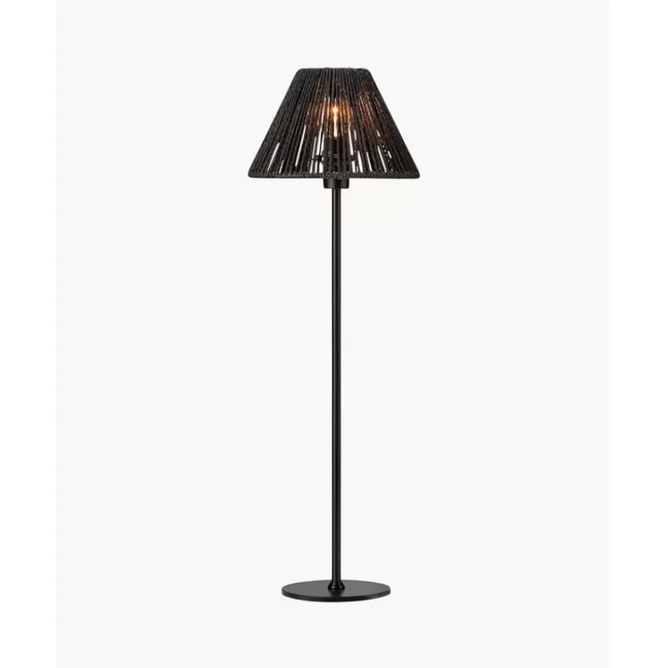 Grose Tischlampe Corda Mit Geflecht