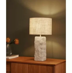 Grose Tischlampe Kiri Mit Betonfus