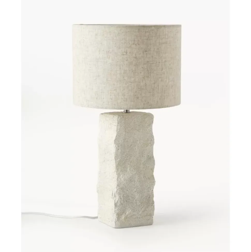 Grose Tischlampe Kiri Mit Betonfus