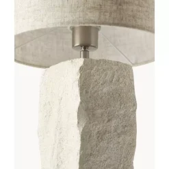 Grose Tischlampe Kiri Mit Betonfus