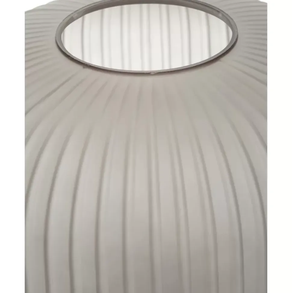 Grose Tischlampe Sober Mit Glasschirm