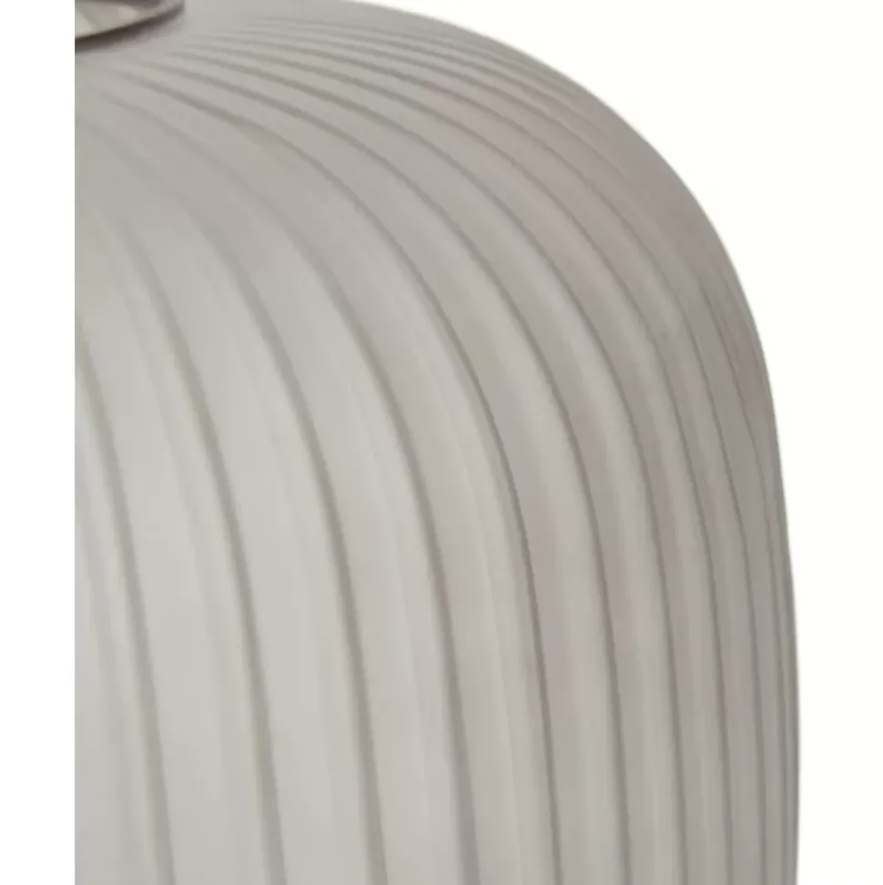 Grose Tischlampe Sober Mit Glasschirm