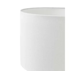 Grose Tischlampe Zoya Mit Glasfus