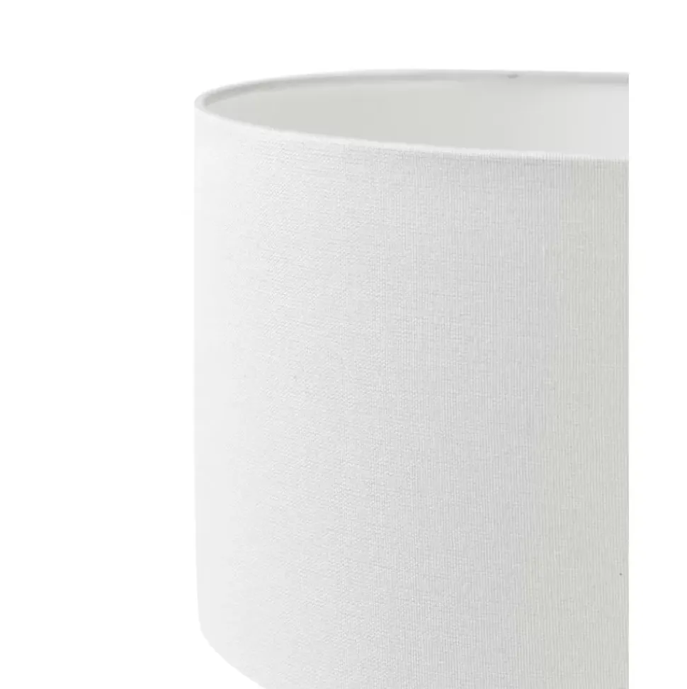Grose Tischlampe Zoya Mit Glasfus
