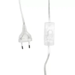 Grose Tischlampe Zoya Mit Glasfus