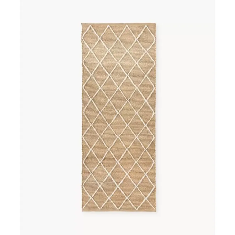 Handgefertigter Jute-Laufer Kunu