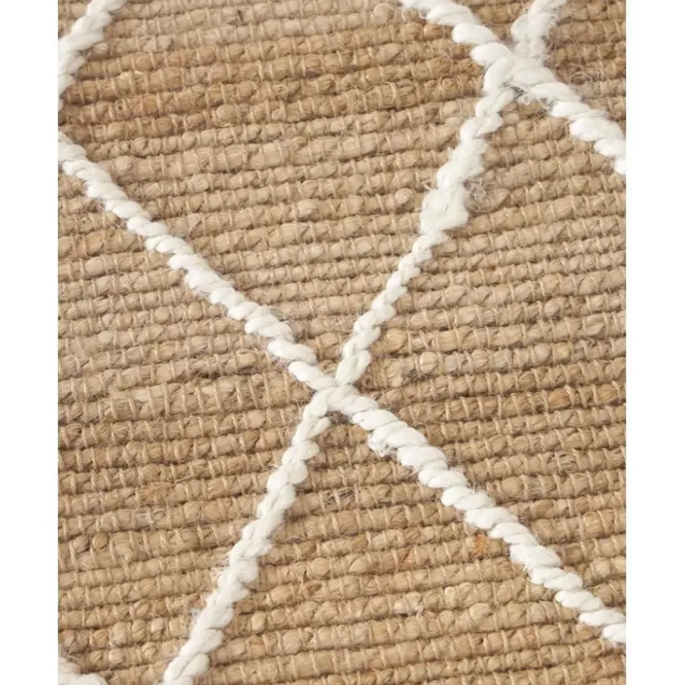 Handgefertigter Jute-Laufer Kunu