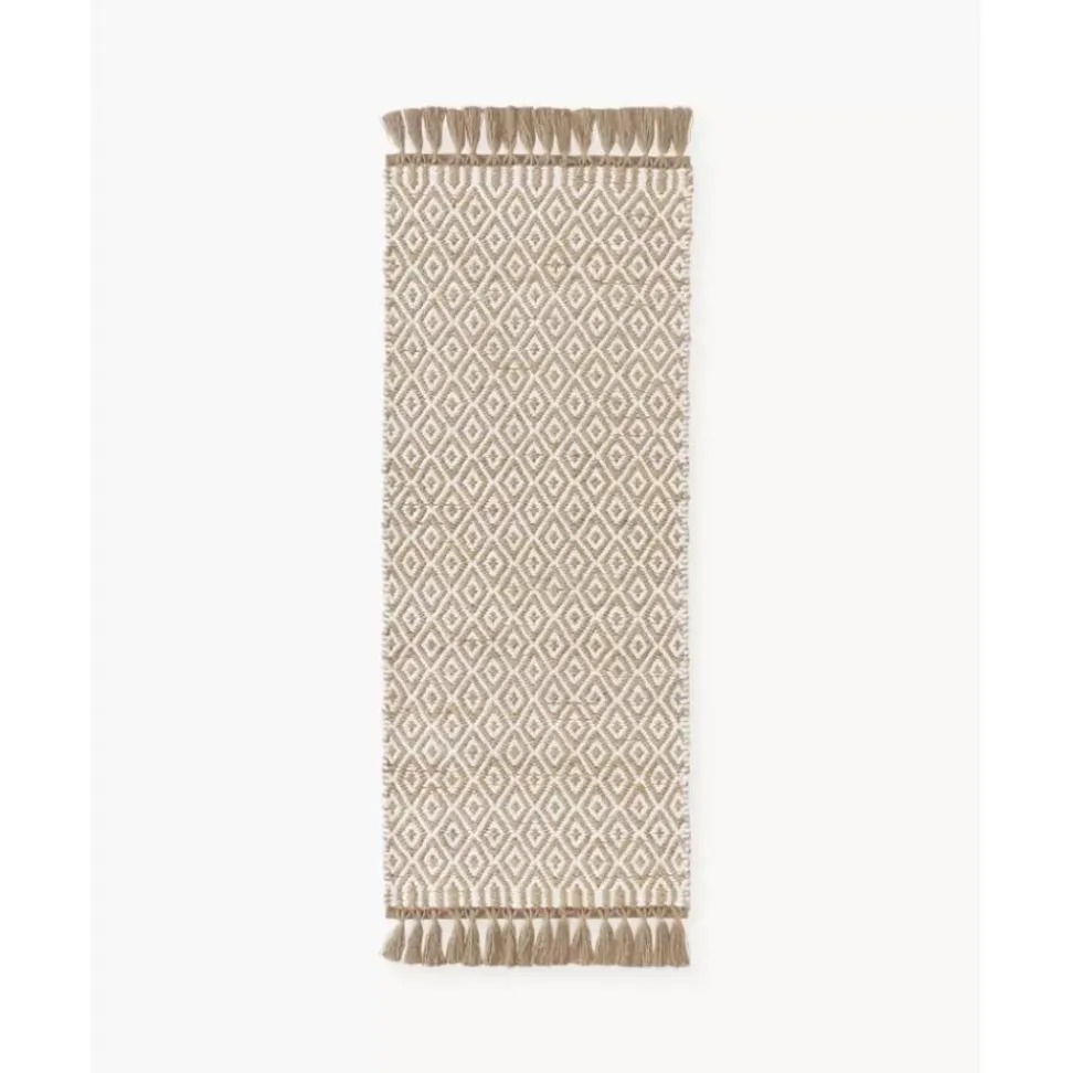 Handgefertigter Jute-Laufer Ramos