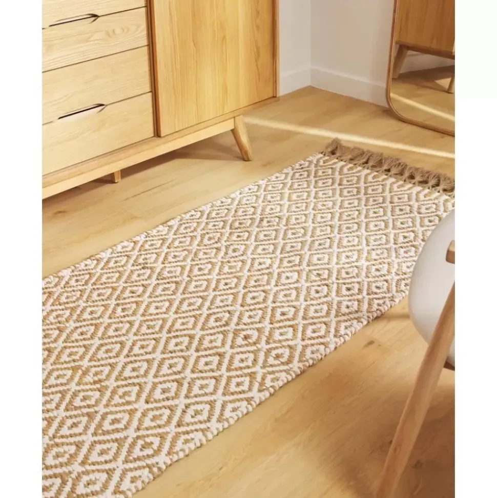 Handgefertigter Jute-Laufer Ramos