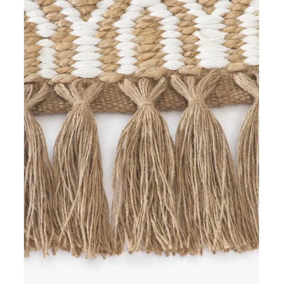 Handgefertigter Jute-Laufer Ramos